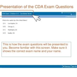 Cda test questions and answers pdf