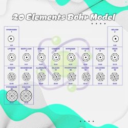 Bohr model of first 20 elements