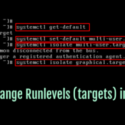 Lab 8-2 change runlevels and shutdown or reboot system