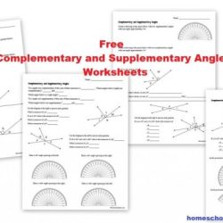 Complementary and supplementary angles answer key